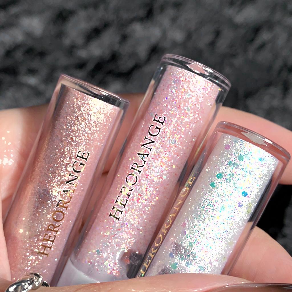 HERORANGE Magic Star River Streamer Glitter Eye Shadow Set 3pcs - Image 4