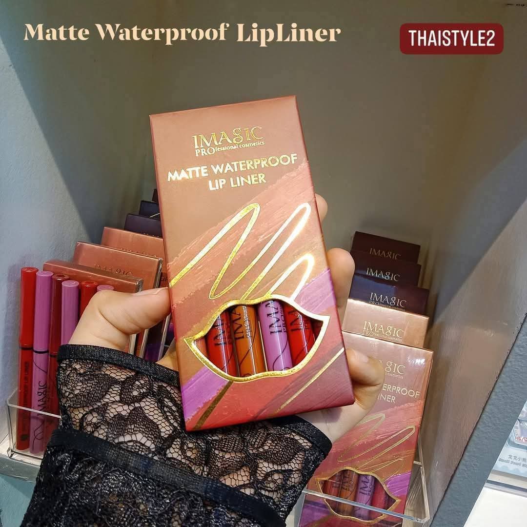 Imagic Matte Waterproof Lip Liner - 6 pcs